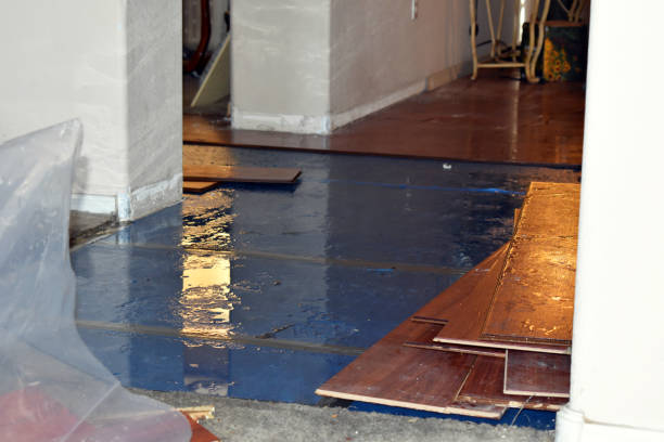 Professional Flood Damage Restoration technician working in Kingsbury, TX